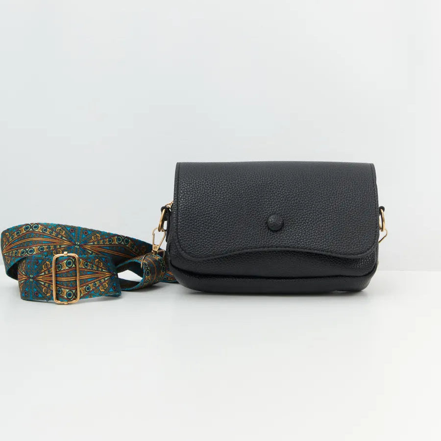 petit sac en bandoulière en cuir végétal Alix