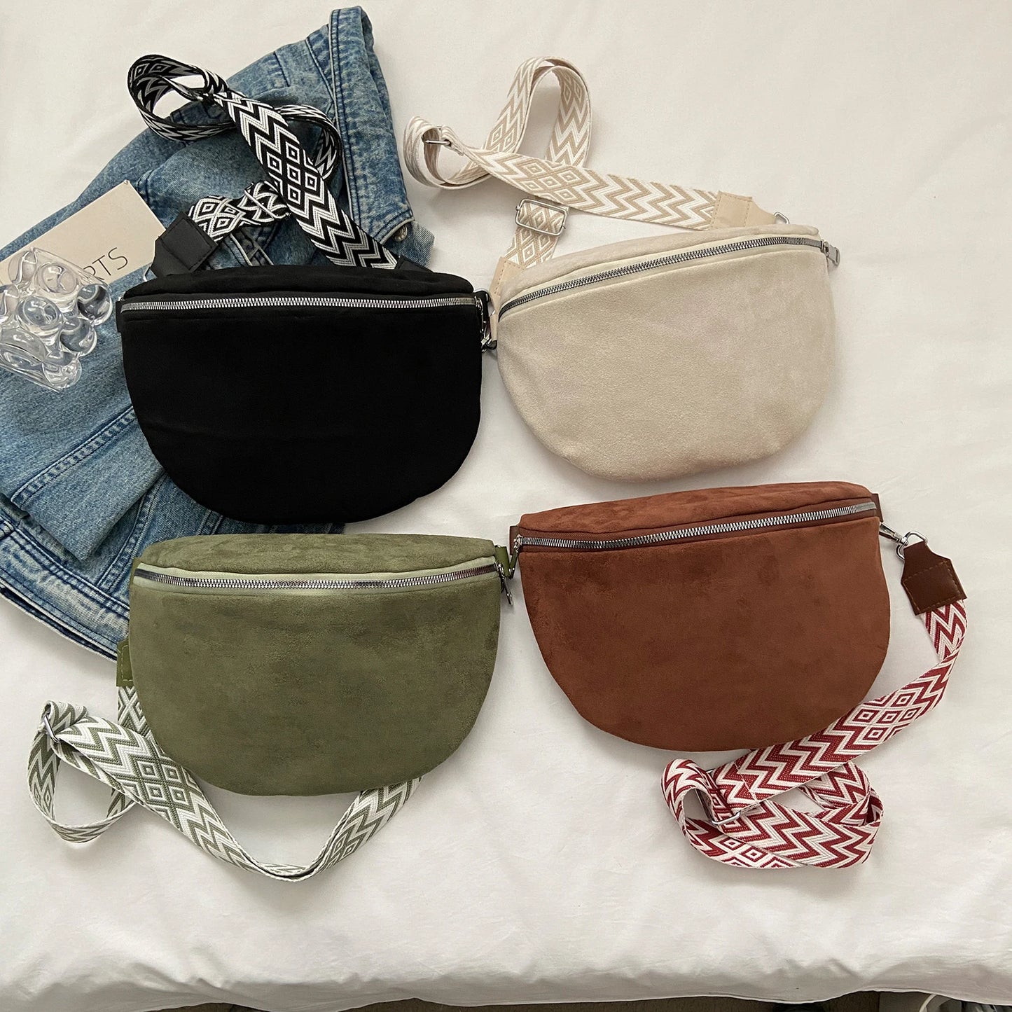 Fiona suede fanny pack