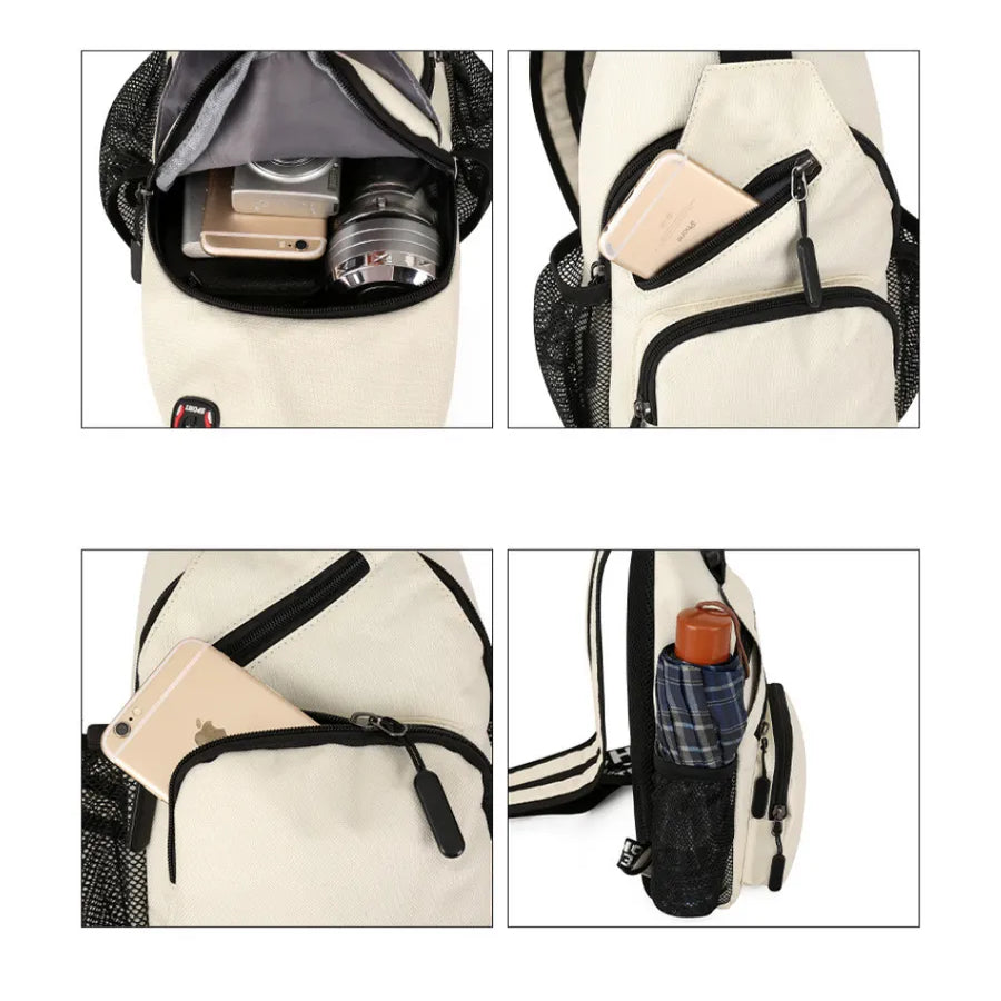 sac banane sport, sangle divisible Zina