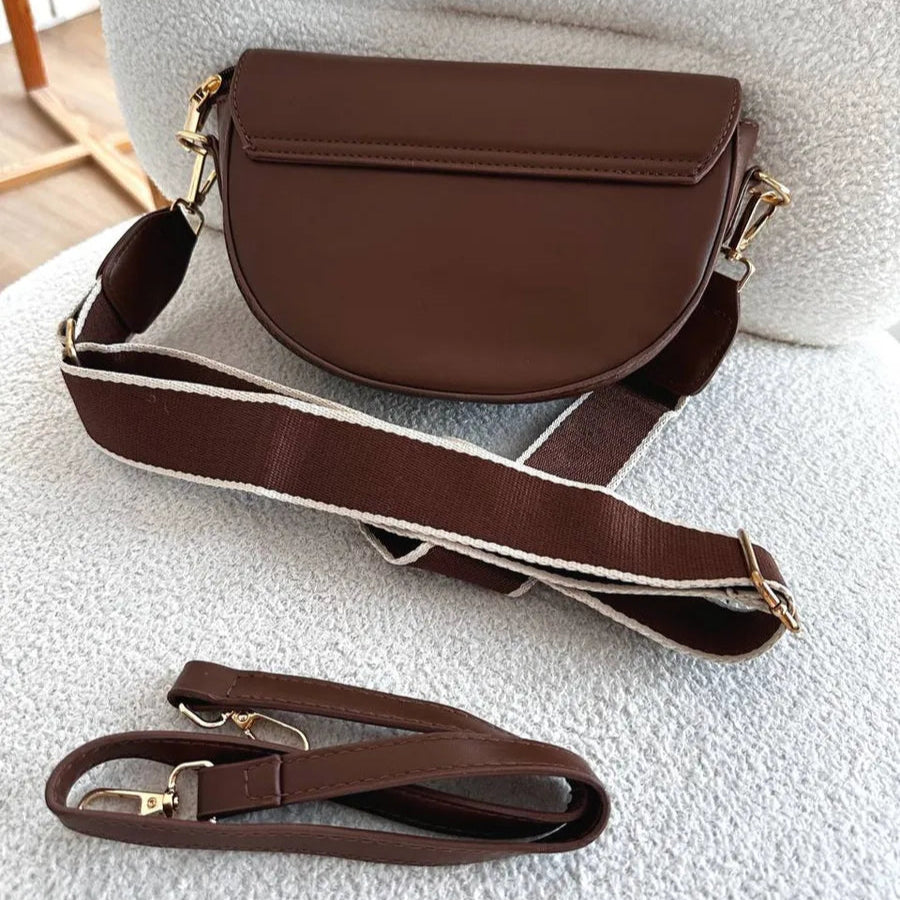 Claire half-moon shoulder bag