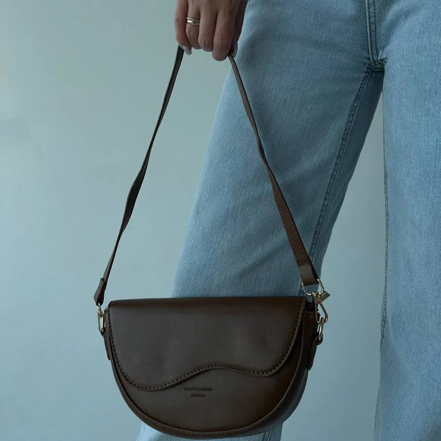 Claire half-moon shoulder bag