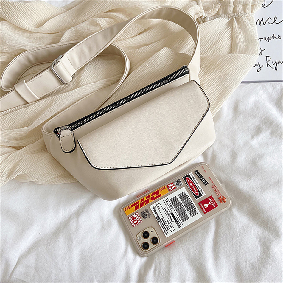 sac banane cuir lisse Éloïse