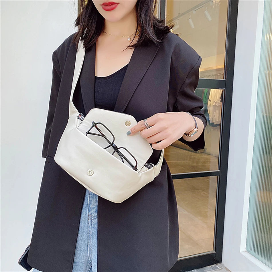 sac banane cuir lisse Éloïse