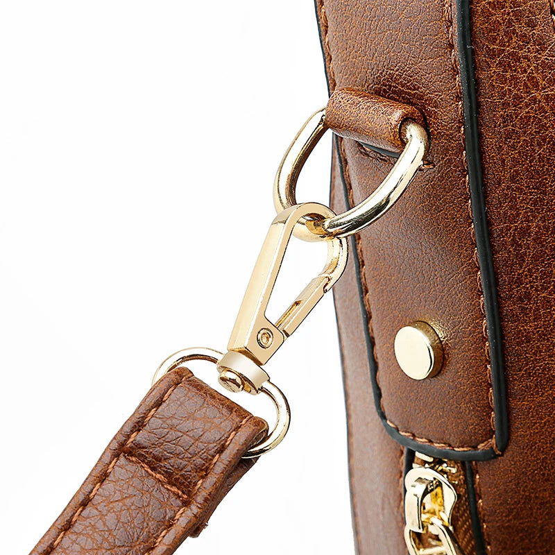 sac à main effet cuir vintage - Ariella