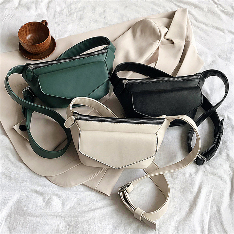 sac banane cuir lisse Éloïse