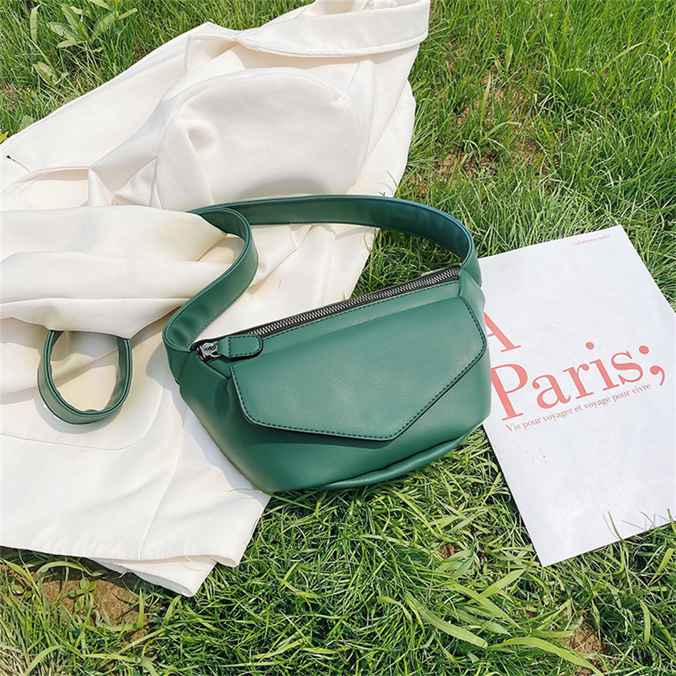 sac banane cuir lisse Éloïse