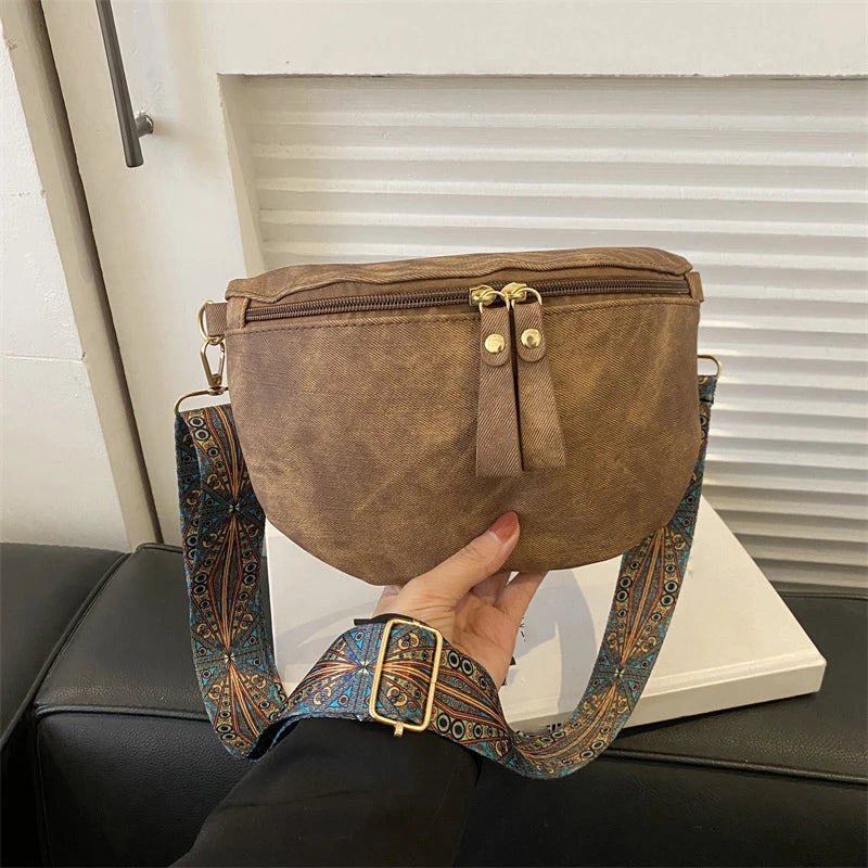 sac banane en tissu canvas - Aurora