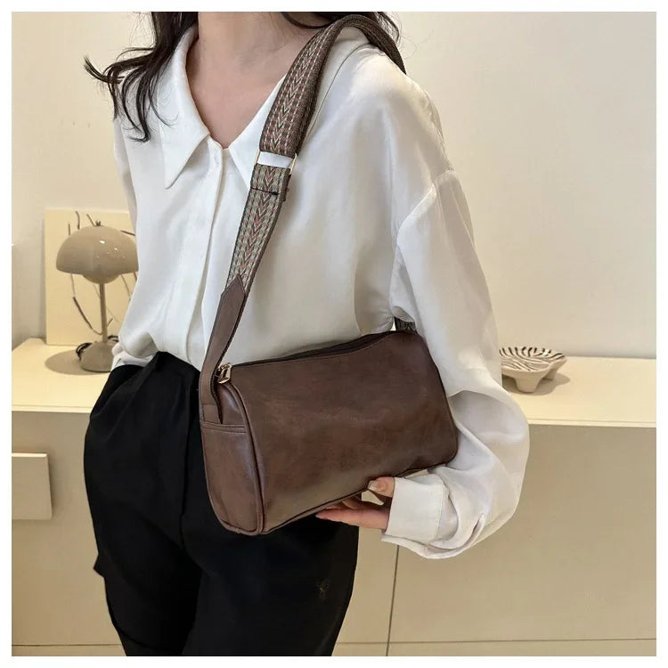 sac en bandoulière cuir vegan - Dorine