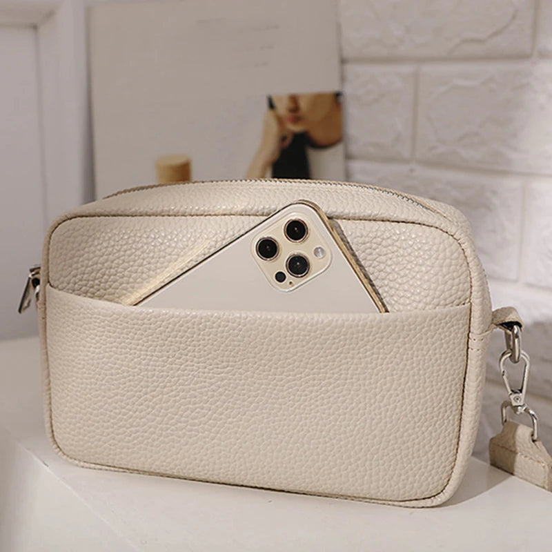 Zoé vegetable leather shoulder bag