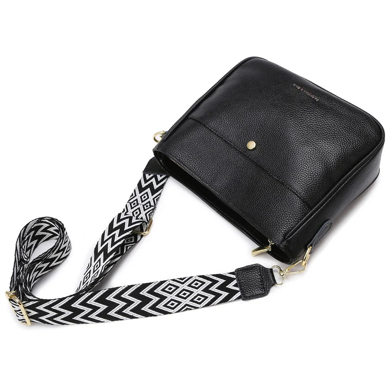 petit sac à bandoulière en cuir véritable - Tessa