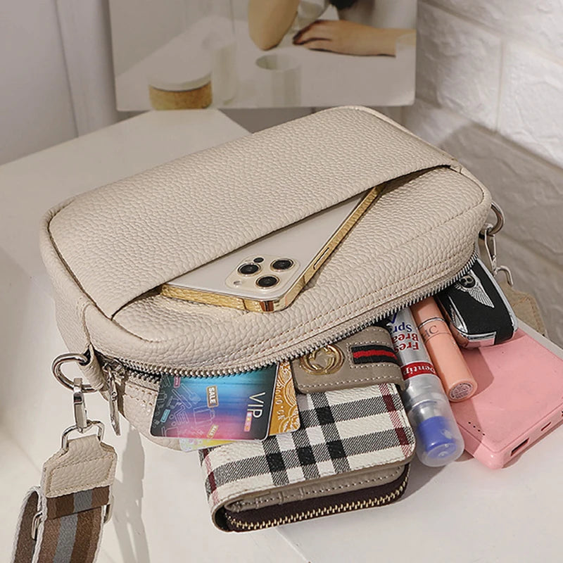 Zoé vegetable leather shoulder bag