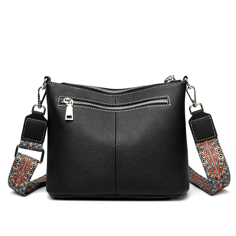 sac à bandoulière en cuir chic femme - Zélie