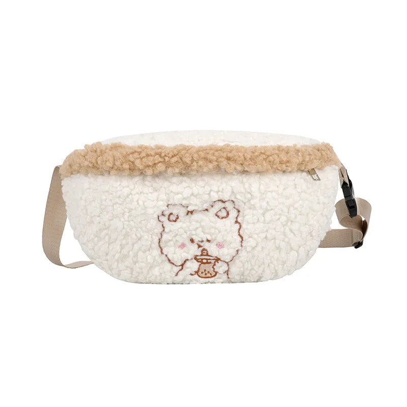 Thérèse furry fanny pack