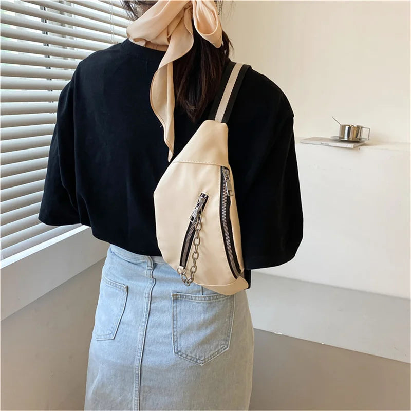 sac banane femme cuir Jade