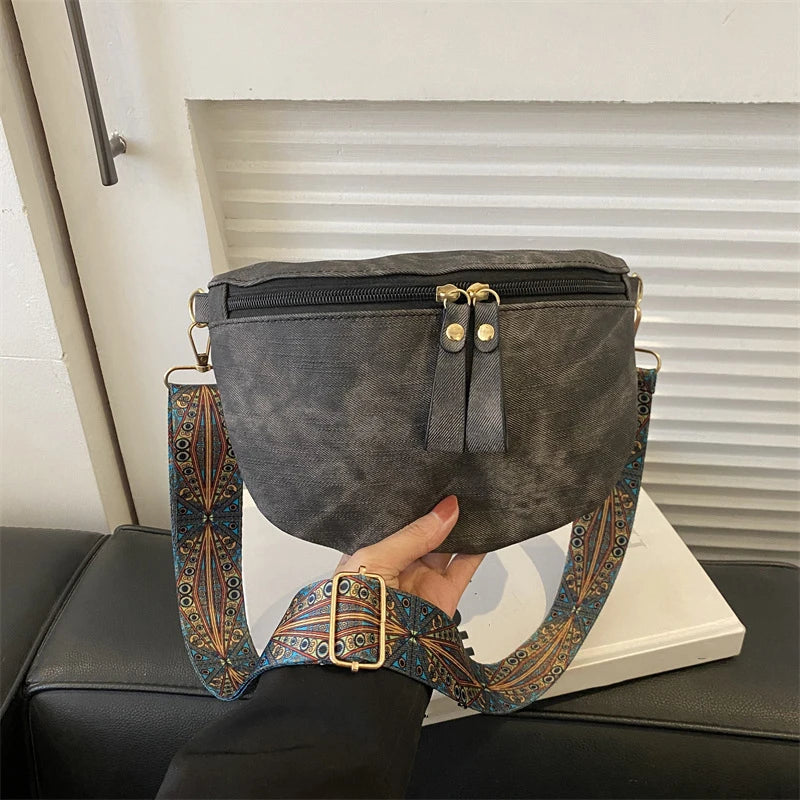 sac banane en tissu canvas - Aurora