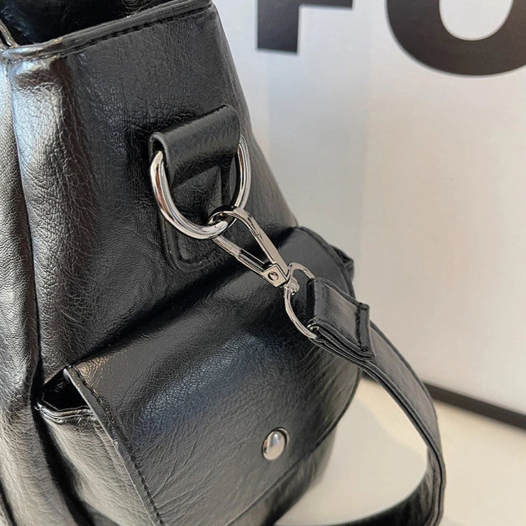 sac à main de cours en bandoulière, fermeture zip - Aliona
