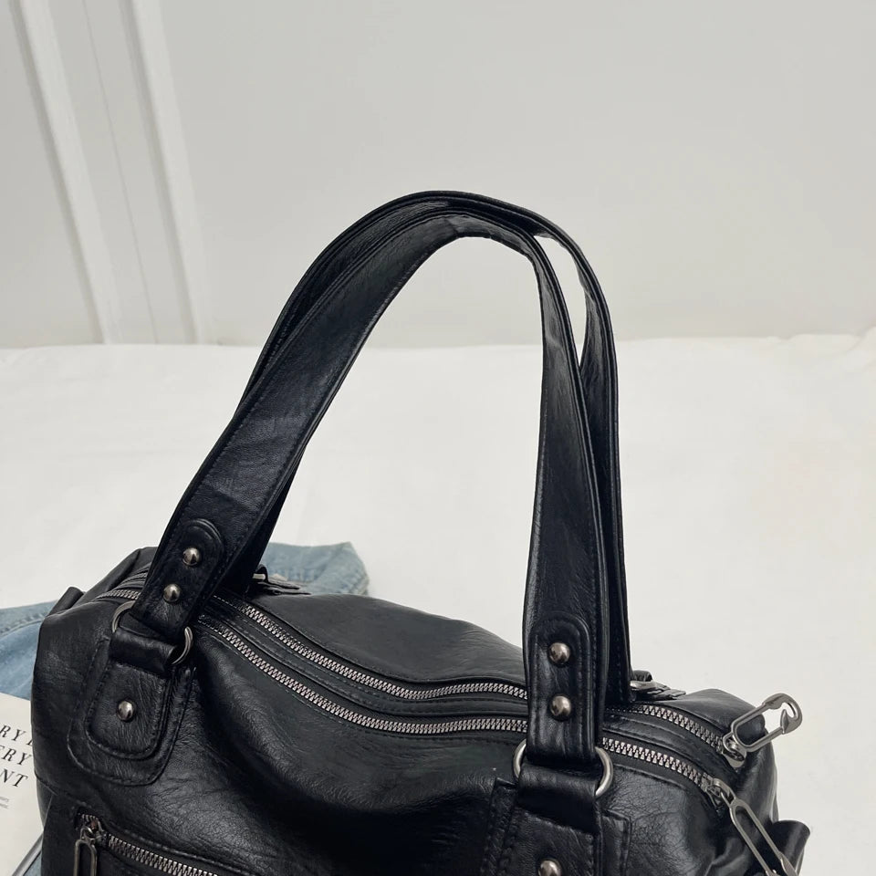 grand sac de cours en bandoulière - Iris