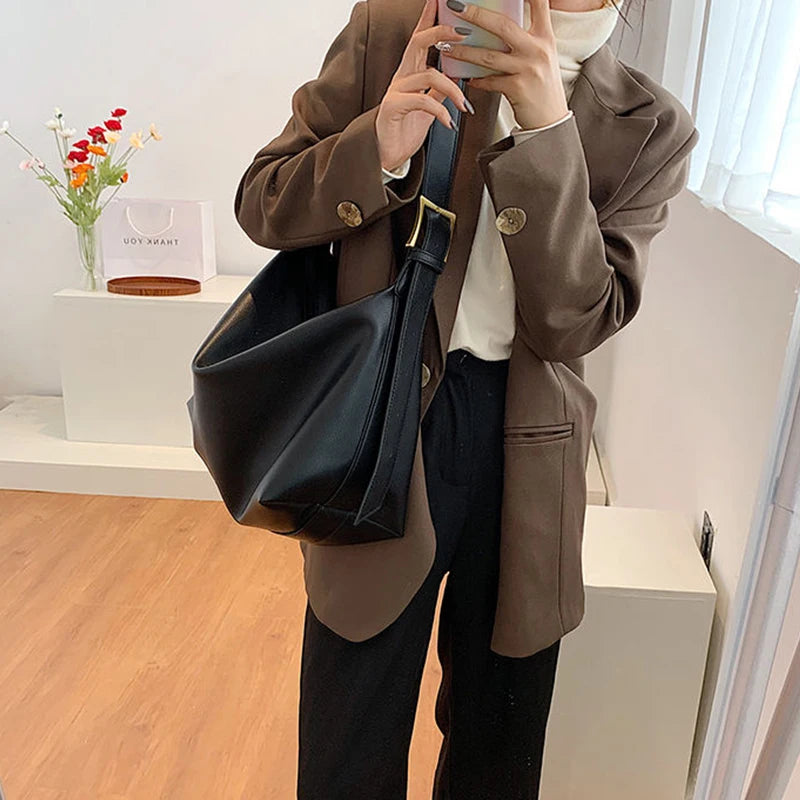 smooth and supple leather tote bag - Auréa