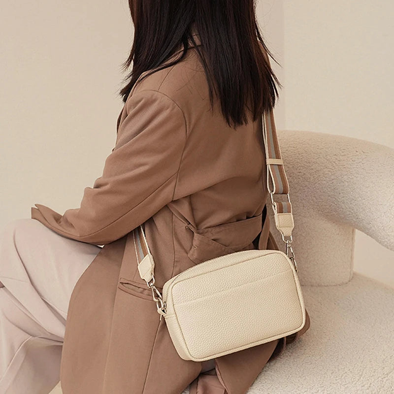 Zoé vegetable leather shoulder bag