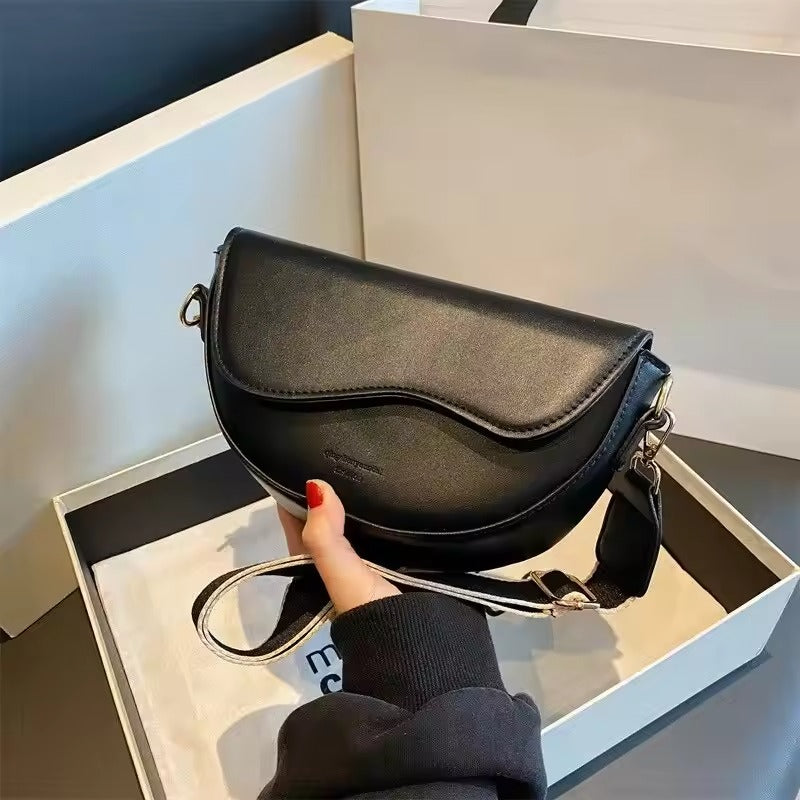 Claire half-moon shoulder bag