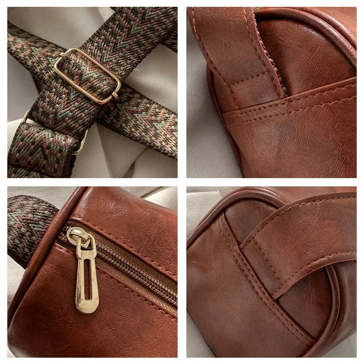 sac en bandoulière cuir vegan - Dorine