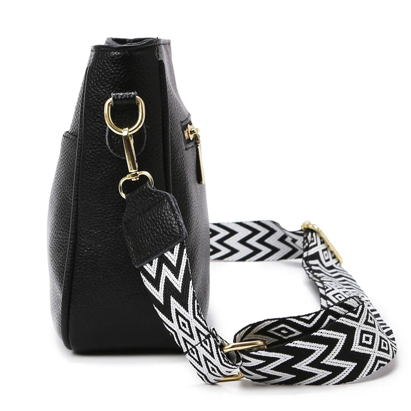 petit sac à bandoulière en cuir véritable - Tessa