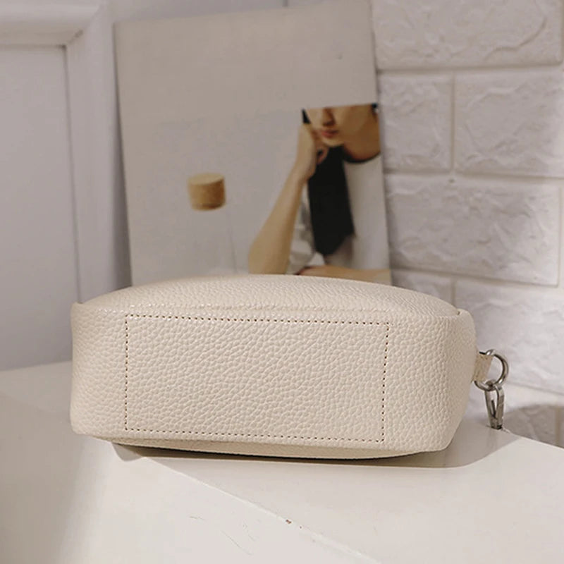 Zoé vegetable leather shoulder bag
