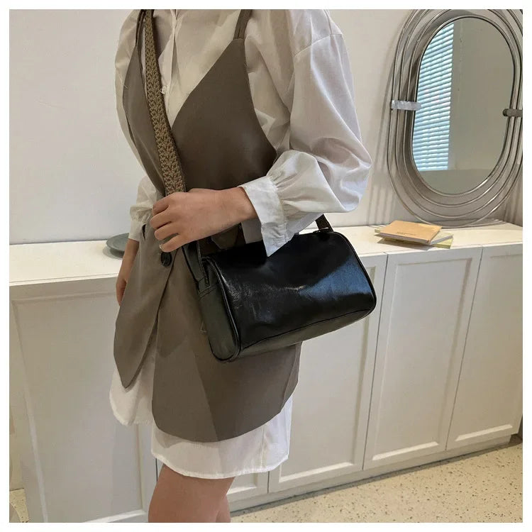 sac en bandoulière cuir vegan - Dorine