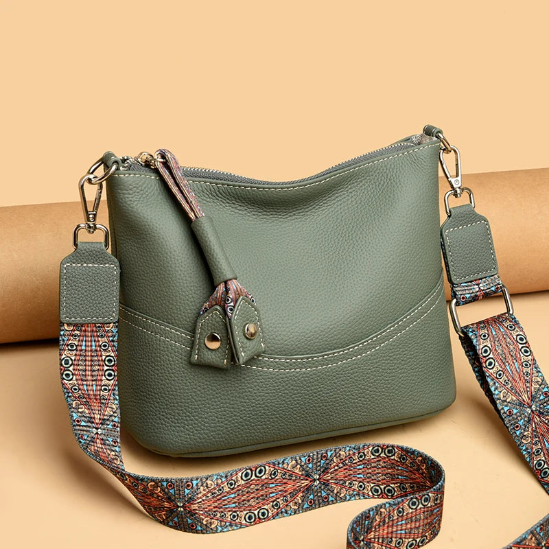 sac à bandoulière en cuir chic femme - Zélie