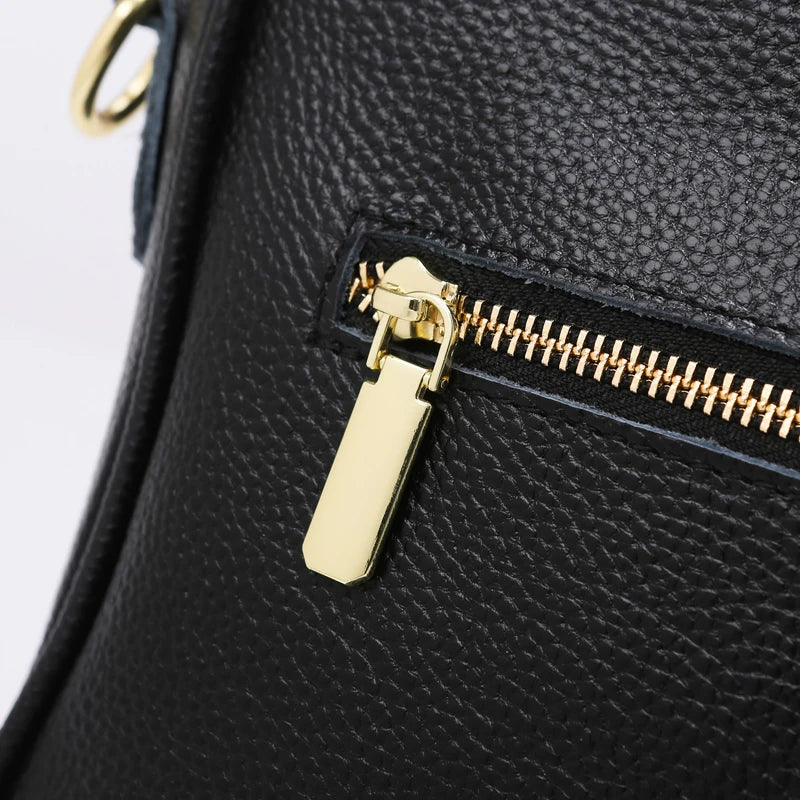 petit sac à bandoulière en cuir véritable - Tessa