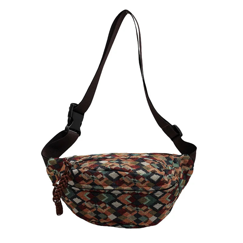 sac banane en tissu vintage Siloé