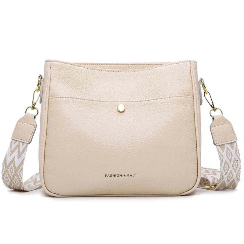 petit sac à bandoulière en cuir véritable - Tessa