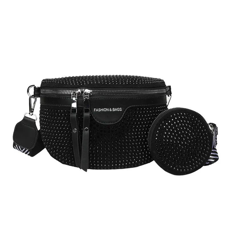 sac banane femme avec strass Manon