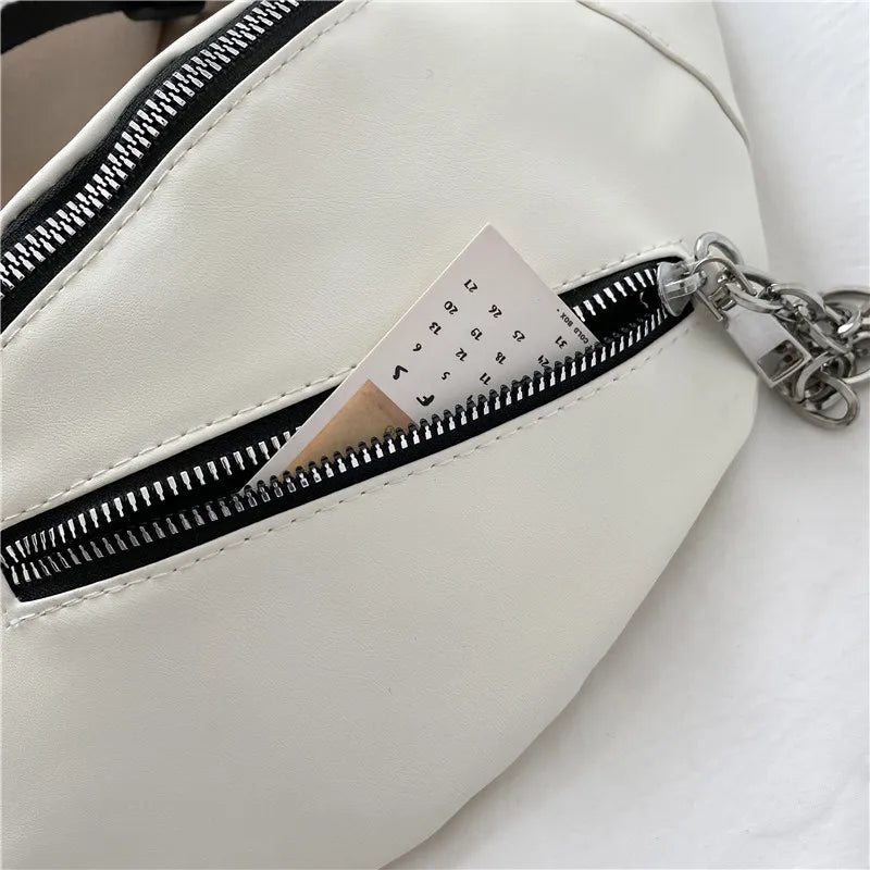 sac banane femme cuir Jade
