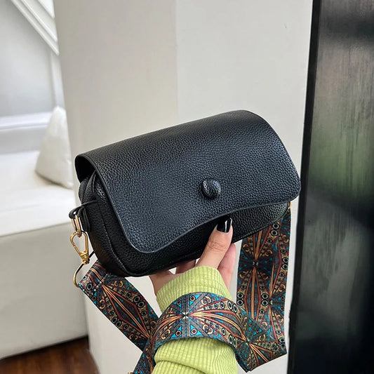 petit sac en bandoulière en cuir végétal Alix