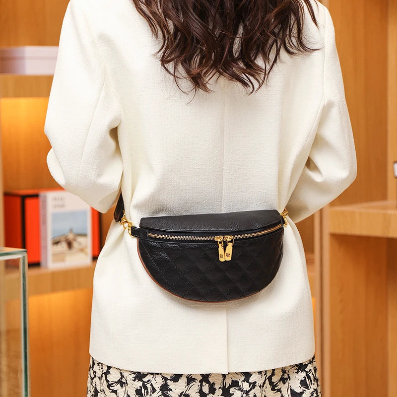 sac banane cuir Estelle