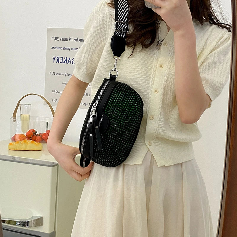 sac banane femme avec strass Manon