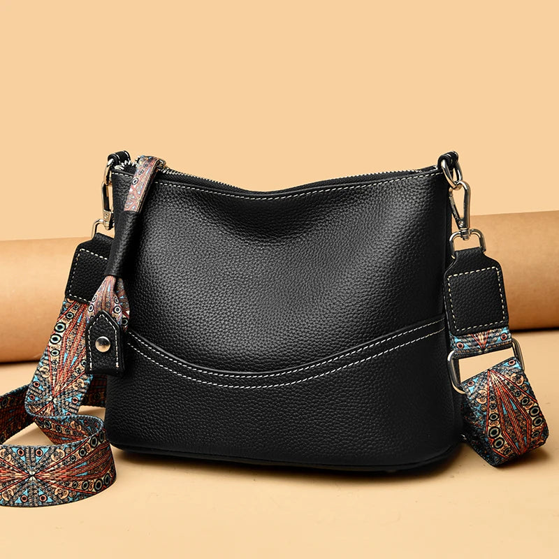 sac à bandoulière en cuir chic femme - Zélie