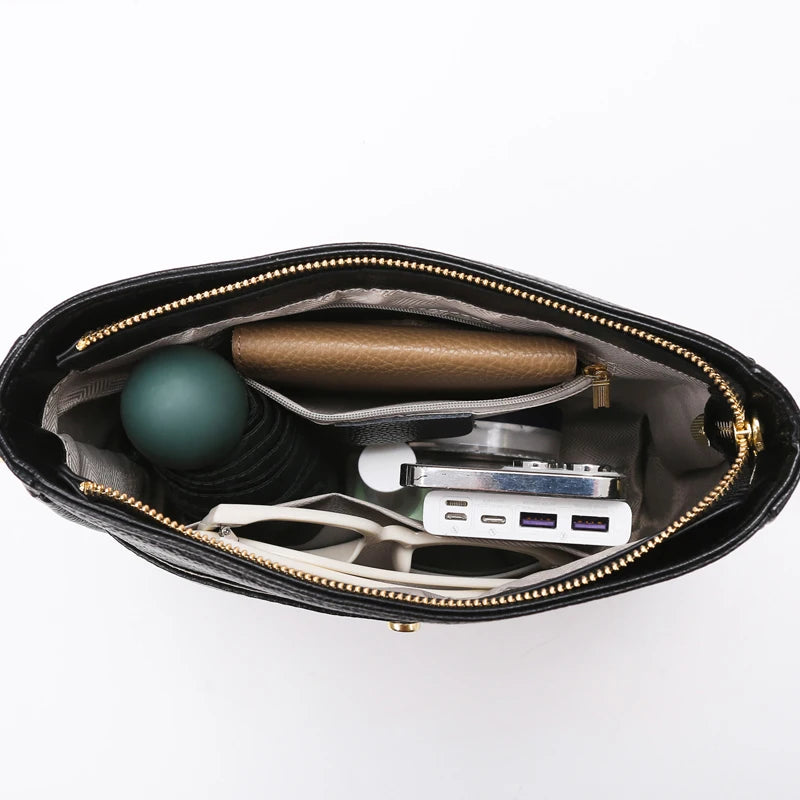 petit sac à bandoulière en cuir véritable - Tessa