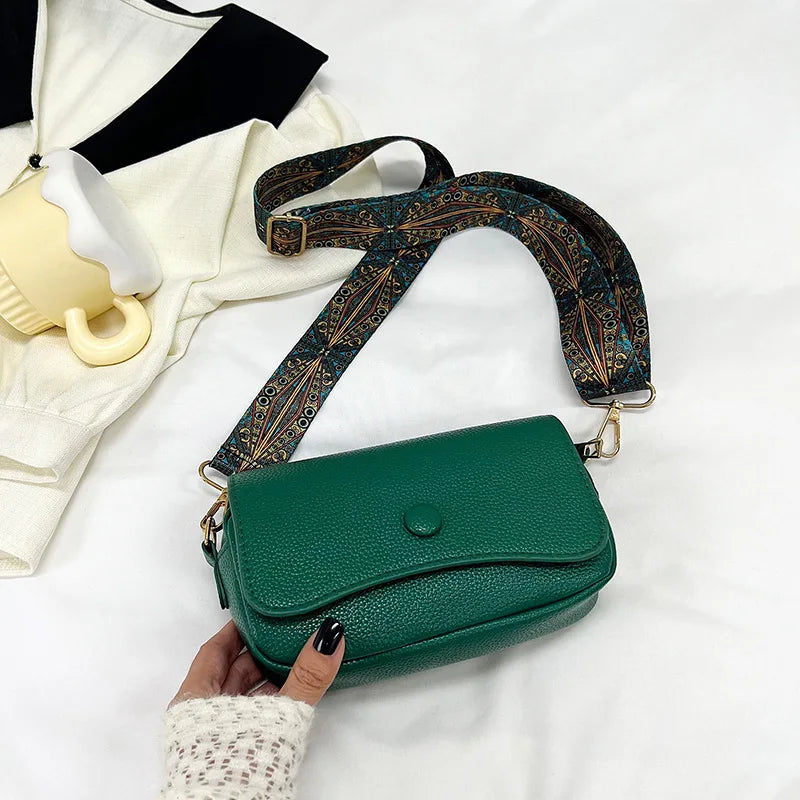 petit sac en bandoulière en cuir végétal Alix