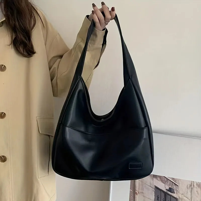trendy smooth leather school bag - Lua