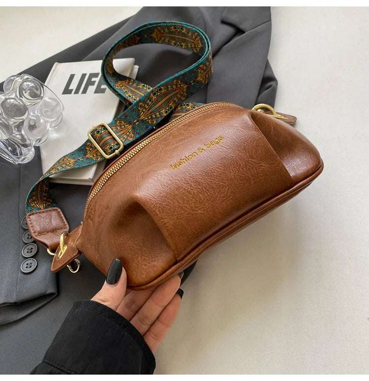sac banane en cuir végétal chic - Rose