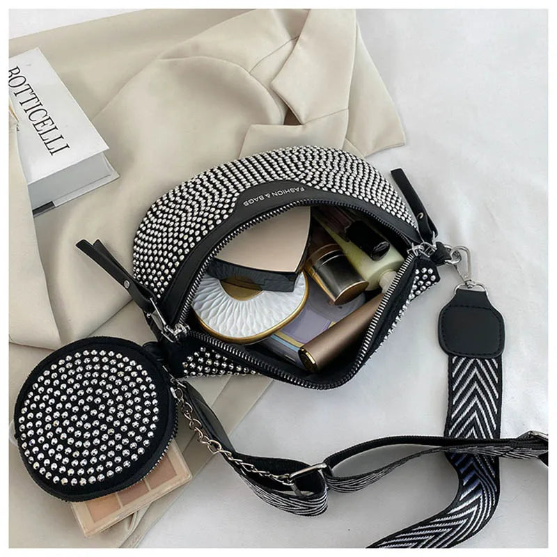 sac banane femme avec strass Manon