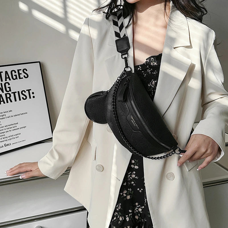 sac banane femme cuir Morgane