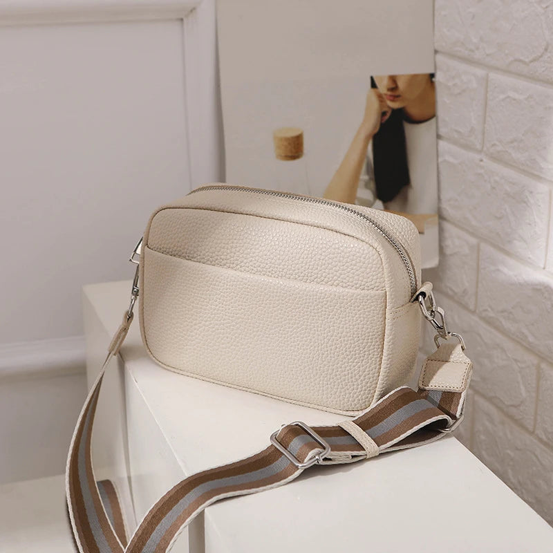 Zoé vegetable leather shoulder bag