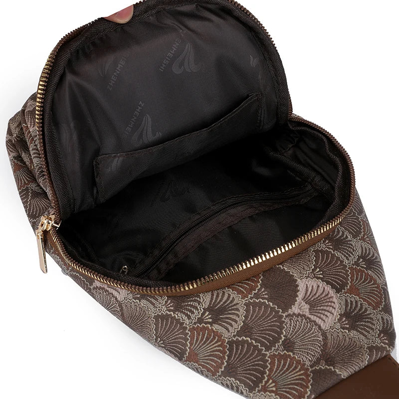 sac banane femme en tissu avec motifs Rachelle