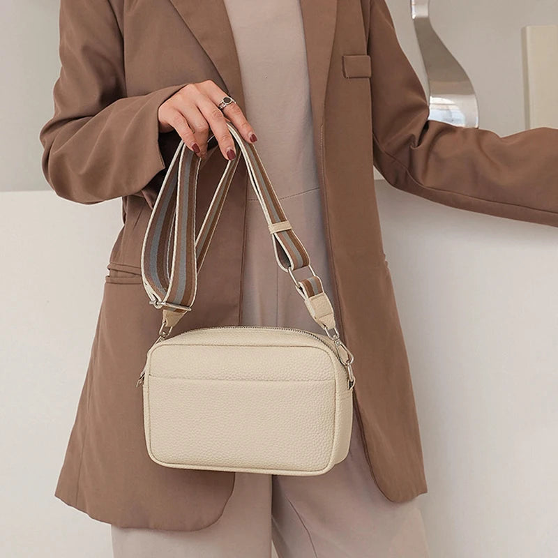 Zoé vegetable leather shoulder bag