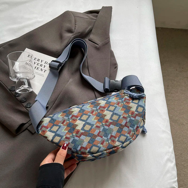 sac banane en tissu vintage Siloé