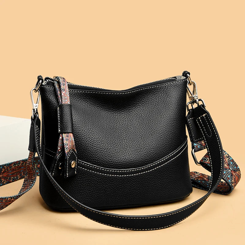 sac à bandoulière en cuir chic femme - Zélie