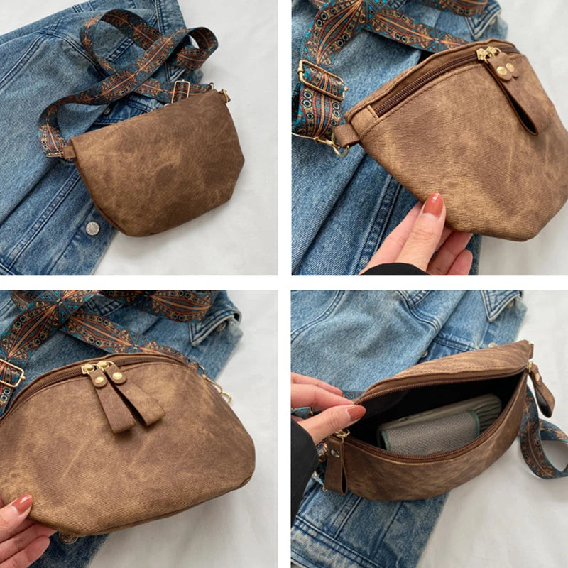 sac banane en tissu canvas - Aurora